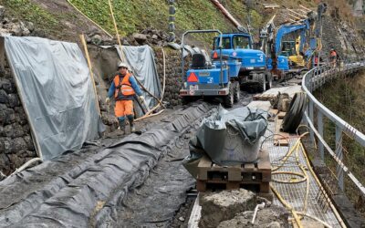 Stützmauersanierung für die Zentralbahn