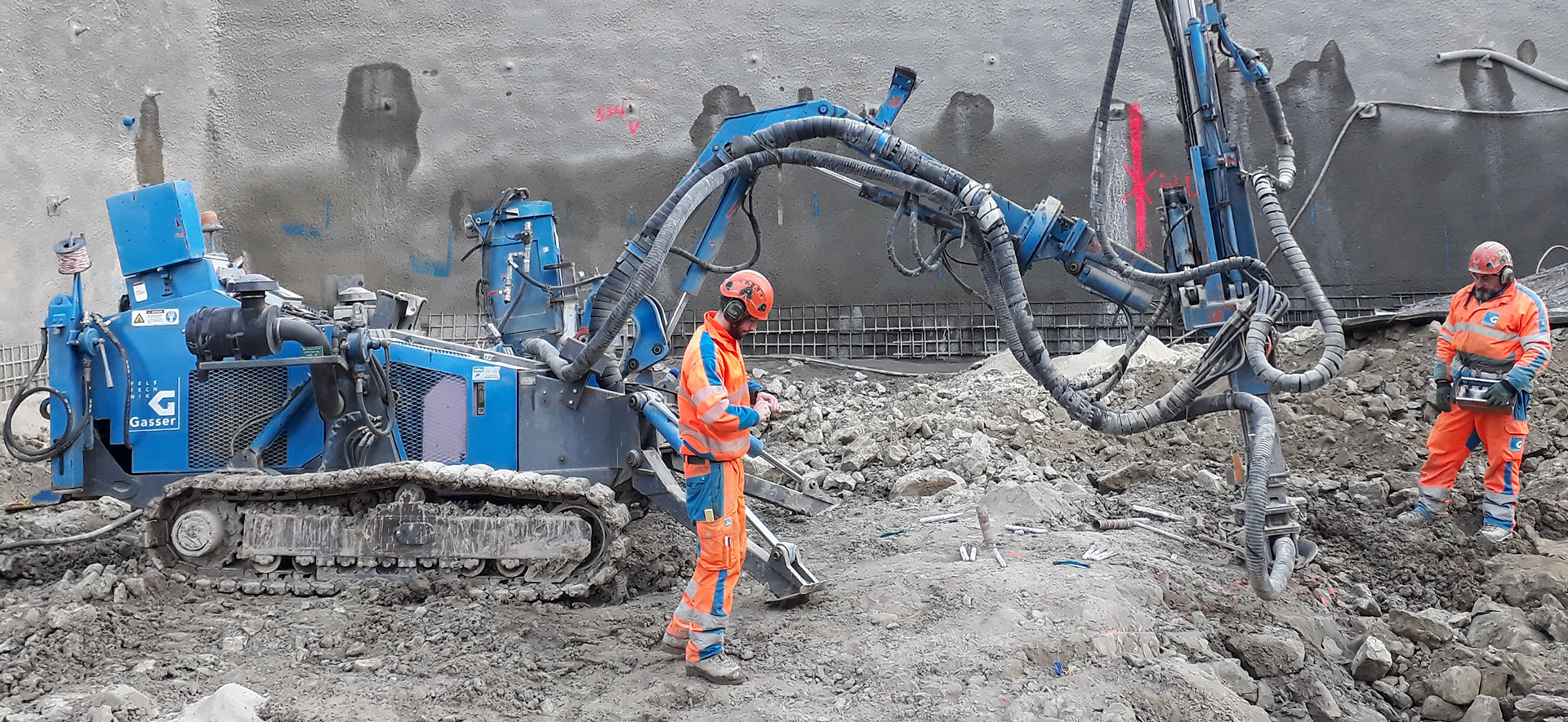 Sprengen in der Nähe von Operationssälen - Gasser Felstechnik