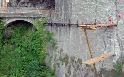 Felstechnik ermöglicht «Red Bull Cliff Diving»