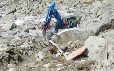 Druckleitung im Hochgebirge