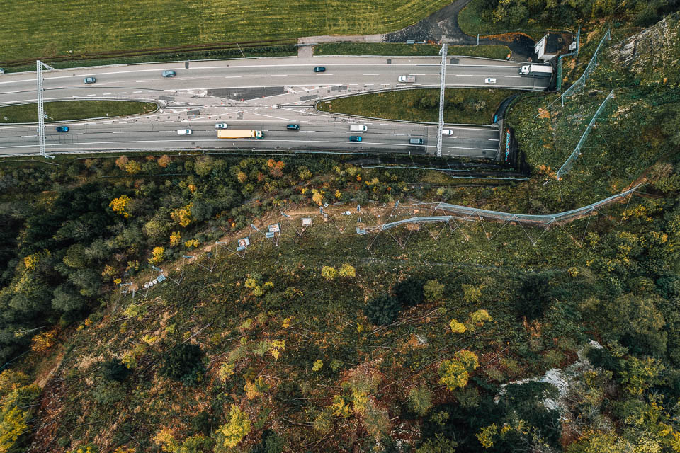 Autobahn A2 Sissach-Eptingen (BL)