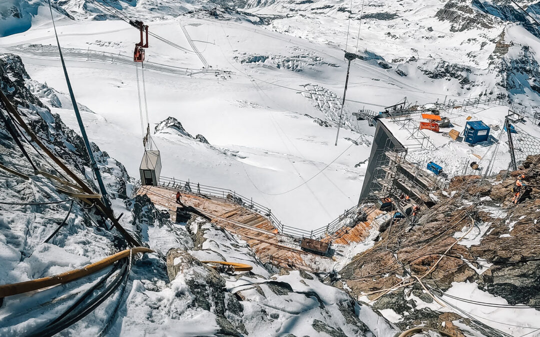 Klein Matterhorn: Ein Bauplatz der Extreme