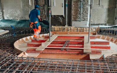 Präzise Betonarbeiten für modernes Autolift-Parksystem