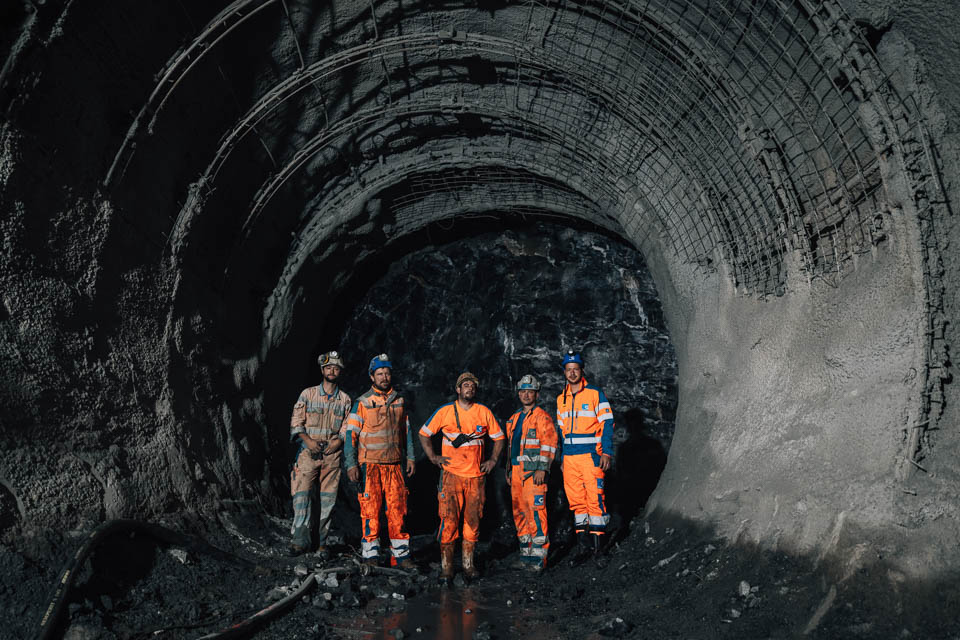 An der Ortsbrust, wenige Tage vor dem Durchschlag