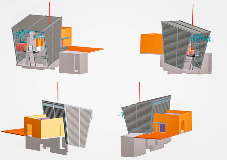 Bergstation Rasa. Visualisierung von onePlan GmbH, Lungern