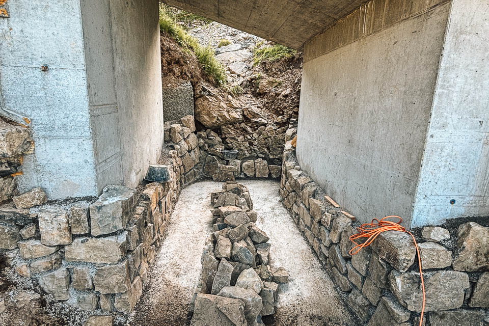 Verblenden Morgenweidbrücke