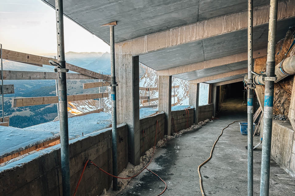 Ersatzkonstruktion aus Ortbeton