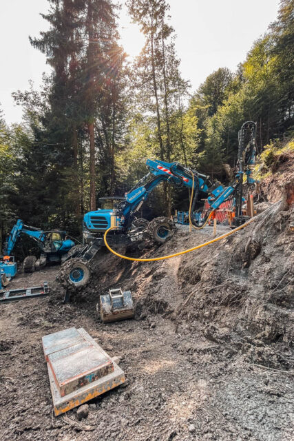 Erstellen Kranpfähle mit S12