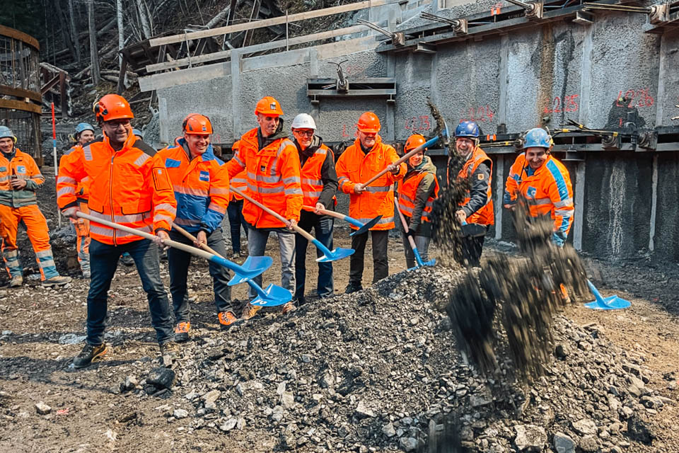 Baustart für den Schachtbau