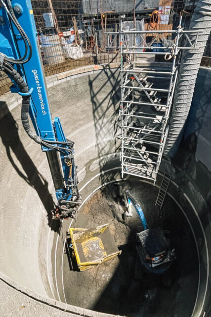 Schuttern Schachtbau