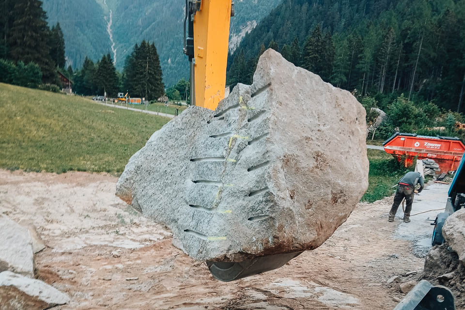 Tragfähiges Felsmaterial